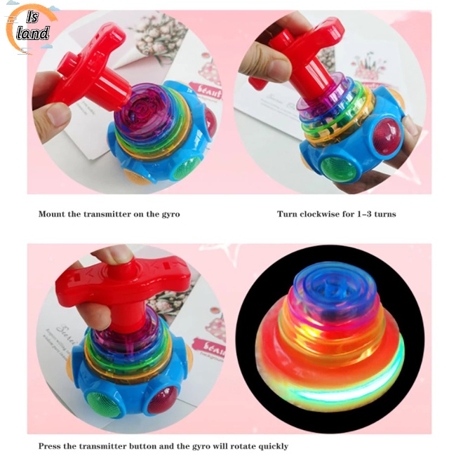 Con Quay Đồ Chơi Fidget Spinner Có Nhạc Và Đèn Led Nhiều Màu Sắc Cho Trẻ Em
