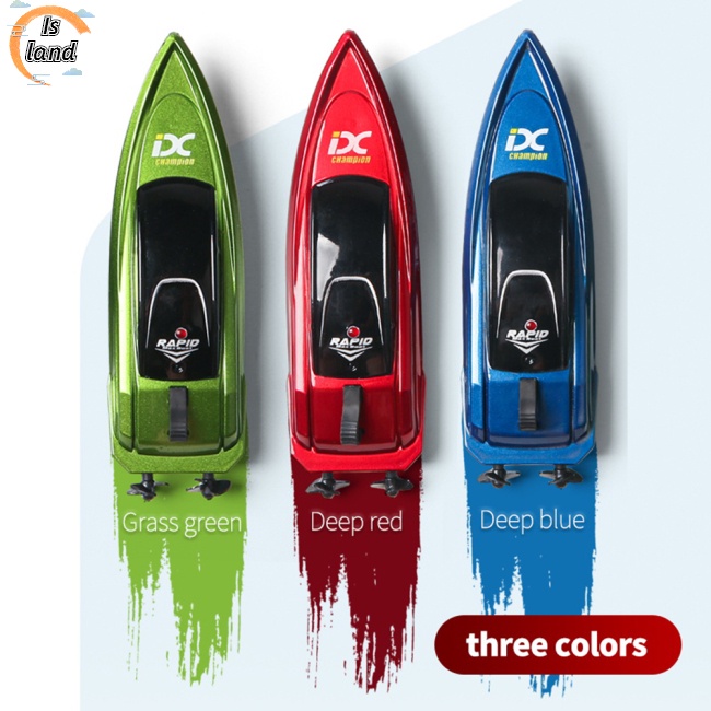 Tàu Đồ Chơi Mini Điều Khiển Từ Xa 5km / h Tốc Độ Cao Có Đèn Led