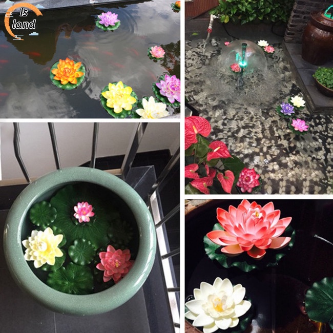 Hoa Sen Nổi 18CM Trang Trí Bề Mặt Bể Bơi
