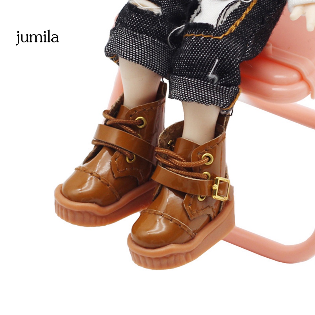 [JU] 1 Đôi Giày Bốt Ngắn Cho Búp Bê BJD Fine Workmanship BJD