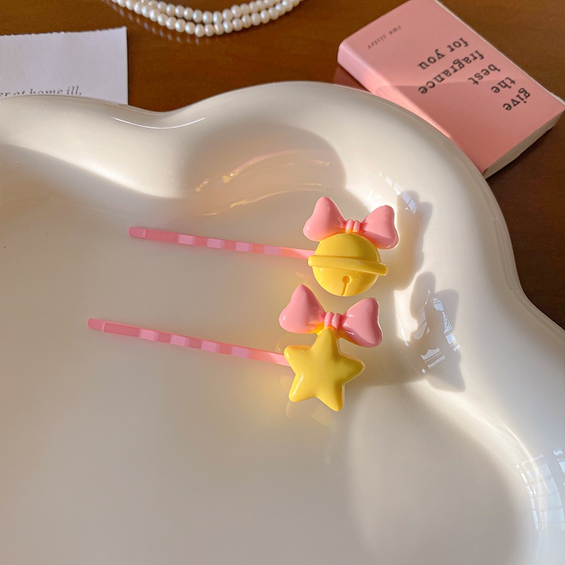 Kẹp Tóc Hình Ngôi Sao / Nơ / Trái Tim Ngọt Ngào Cho Nữ