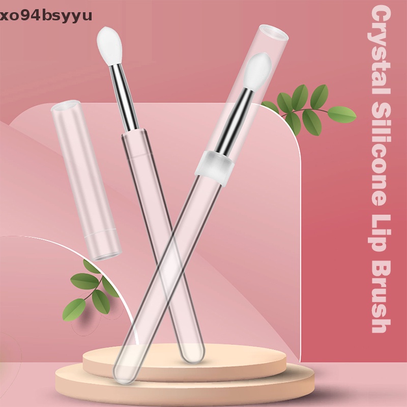 Cọ Tô Son Môi Xo94Bsyu Bằng Silicon Kèm Nắp Chống Bụi Tiện Dụng