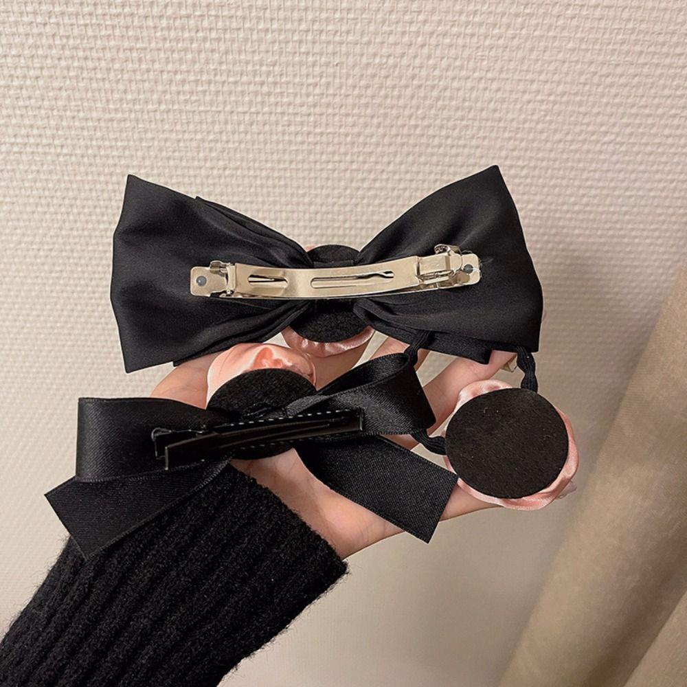 Dây Buộc Tóc Co Giãn Hình Hoa Hồng Thanh Lịch Cho Nữ