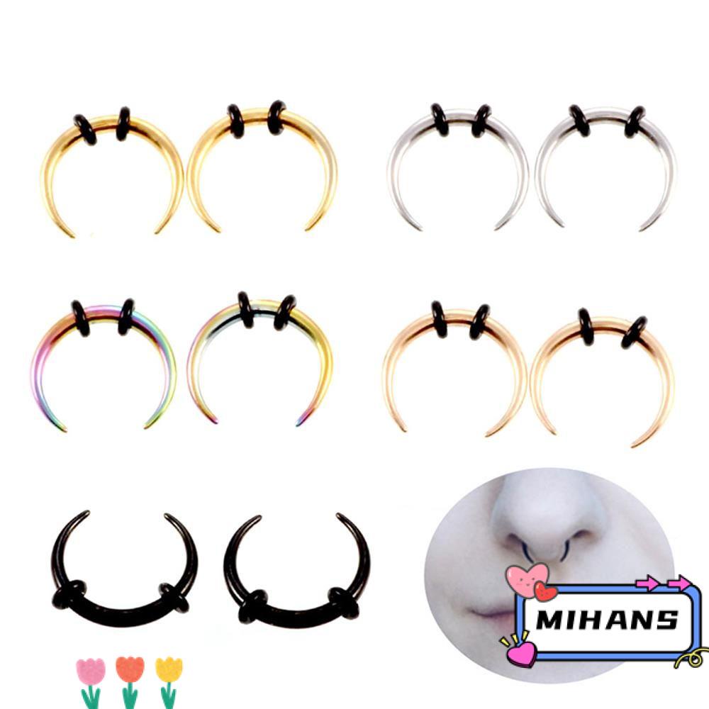 Khuyên Mũi 16G Nhiều Màu Sắc Phong Cách Punk
