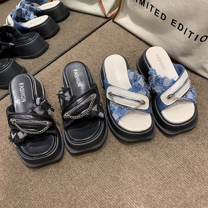 Dép Sandal Đế Dày Thời Trang Mùa Hè 2023 Cho Nữ