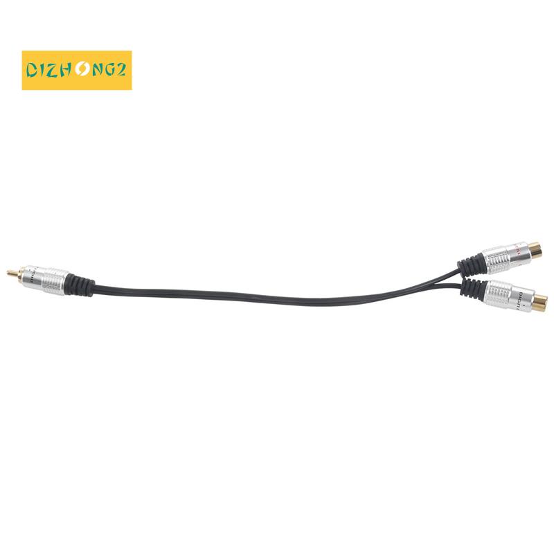 Cáp Chia Âm Thanh RCA F-2 RCA M Sang 1 ĐầU CắM Sang 2 Lỗ CắM RCA Mạ VàNg Chuyên DụNg