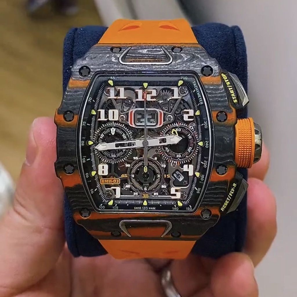 Đồng Hồ Cơ RM Miller Tourbillon Phong Cách Hàn Quốc Cho Nam