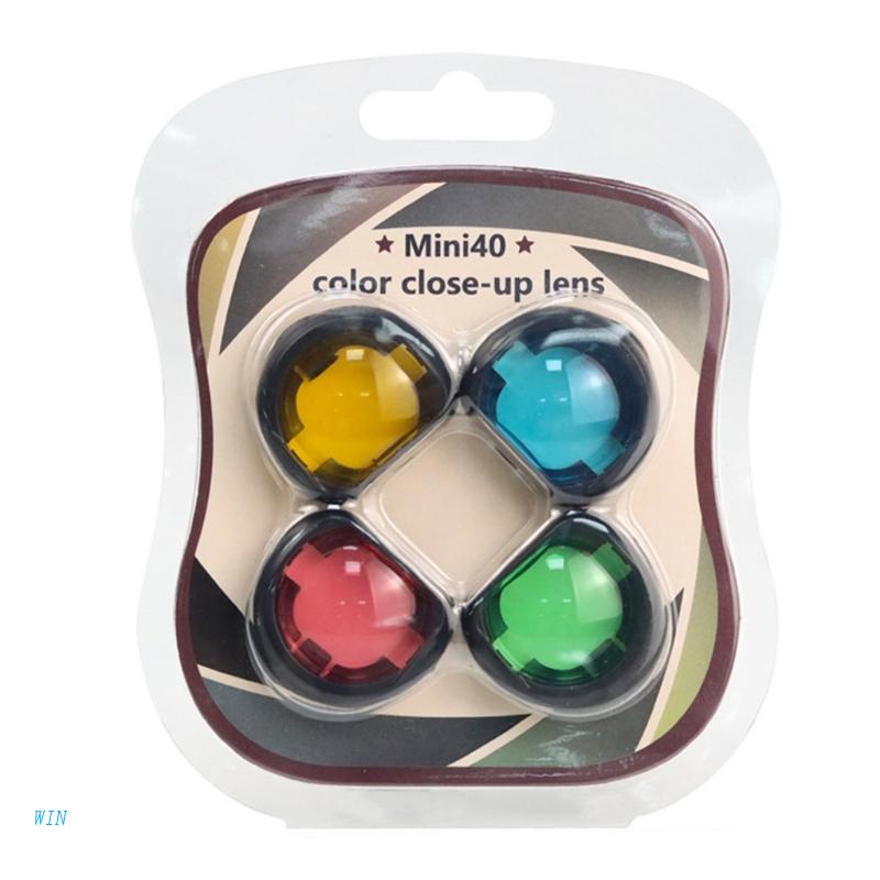 Bộ 4 Kính Lọc Nhiều Màu Sắc Chuyên Dụng Cho Máy Ảnh Mini 40