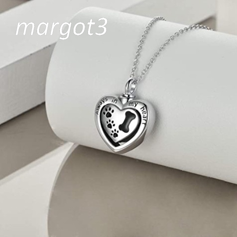 Vòng cổ Bạc Sterling Mặt Trái Tim Khắc Chữ Always in My Heart