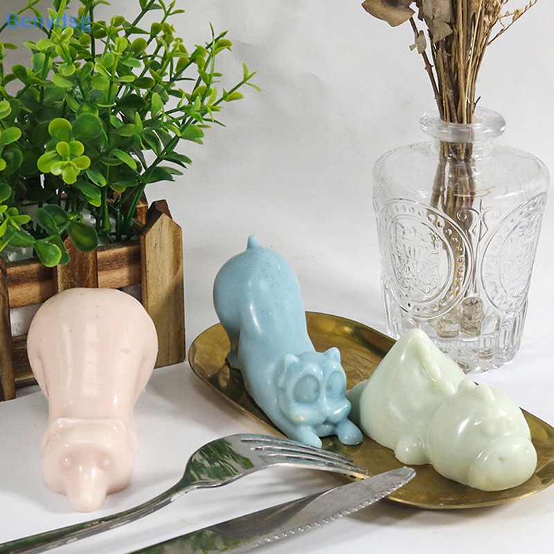 Khuôn Silicone Làm Bánh Kẹo / Sô Cô La Hình Chú Gấu / Chó Rồng DIY