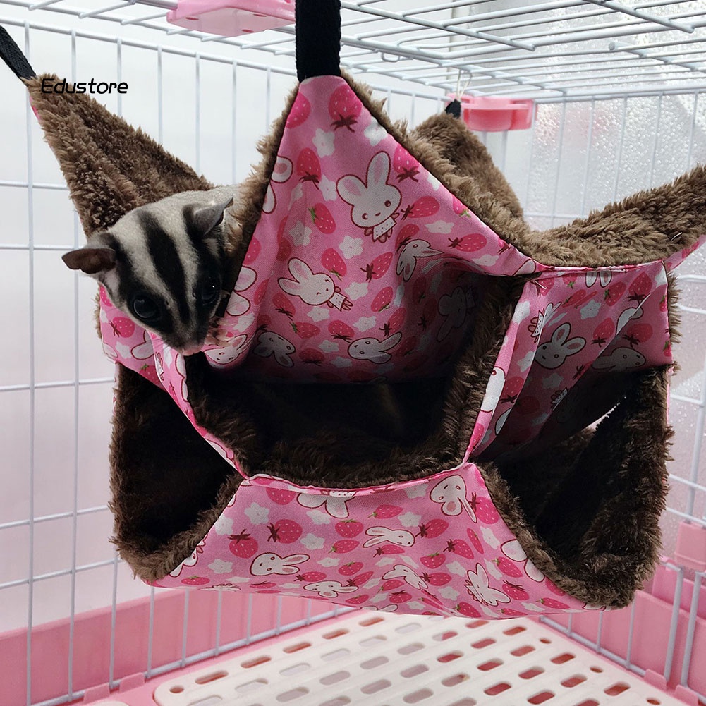 Võng Treo 3 Tầng Ấm Áp Cho Chuột Hamster