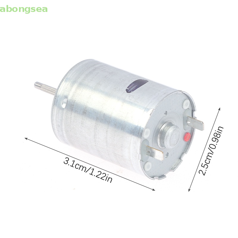 Động Cơ Chổi Than Điện 6000RPM DC 12V-24V Mini 370-11670 Tốc Độ Cao Cho Mô Hình Đồ Chơi / Tàu Thuyền