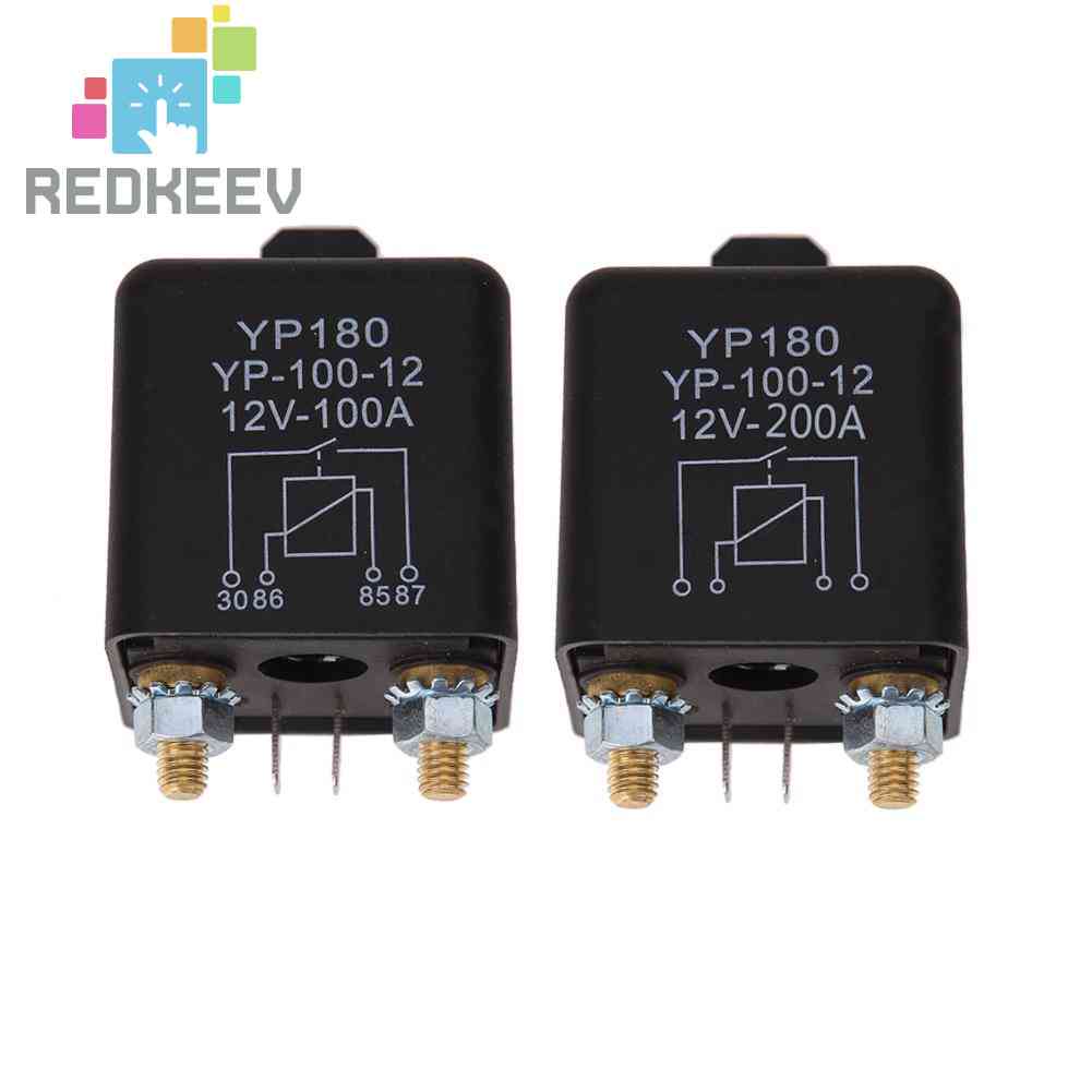 Rơ Le Động Cơ Tự Động 12V 200A / 100A Chuyên Dụng Cho Xe Hơi / Xe Tải