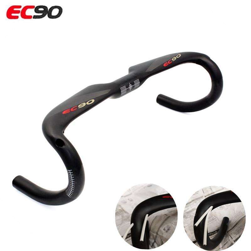Ghi Đông Xe Đạp Chất Liệu Carbon Nhám UD 400 / 420 / 440mm EC90 2023 Mới