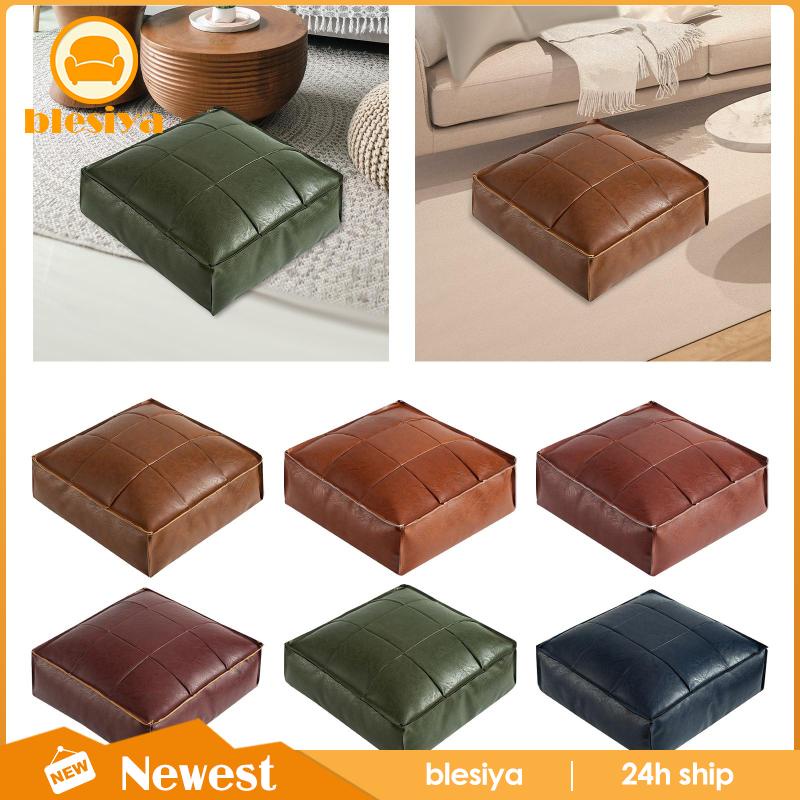 Đệm Kê Chân Ottoman Bằng Da PU Mềm Mại Dành Cho Trẻ Em Dưới Bàn