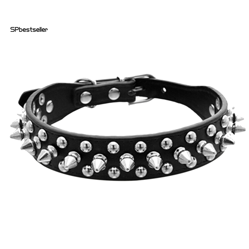 Vòng Cổ Đinh TáN Giả Da Cho Thú Cưng