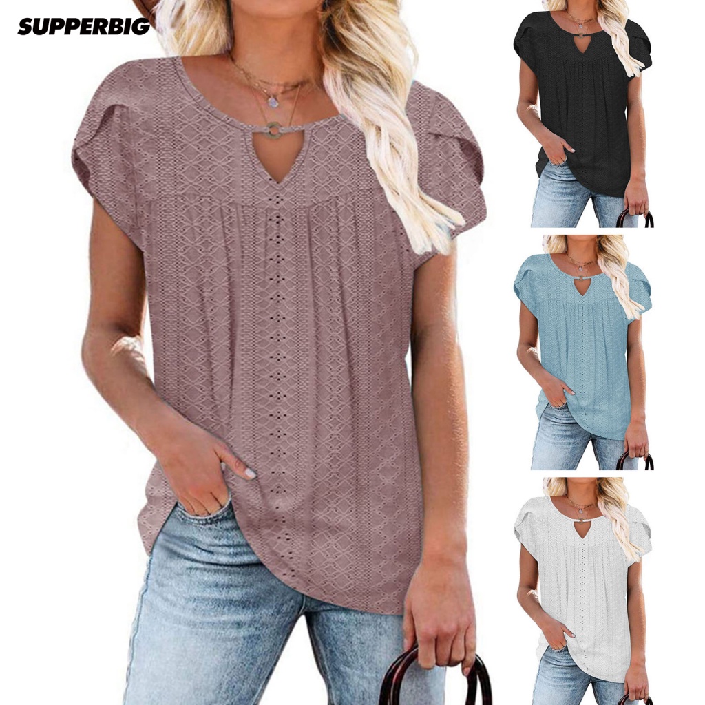 [supperbig] Áo Ngắn Tay Nữ Mùa Hè