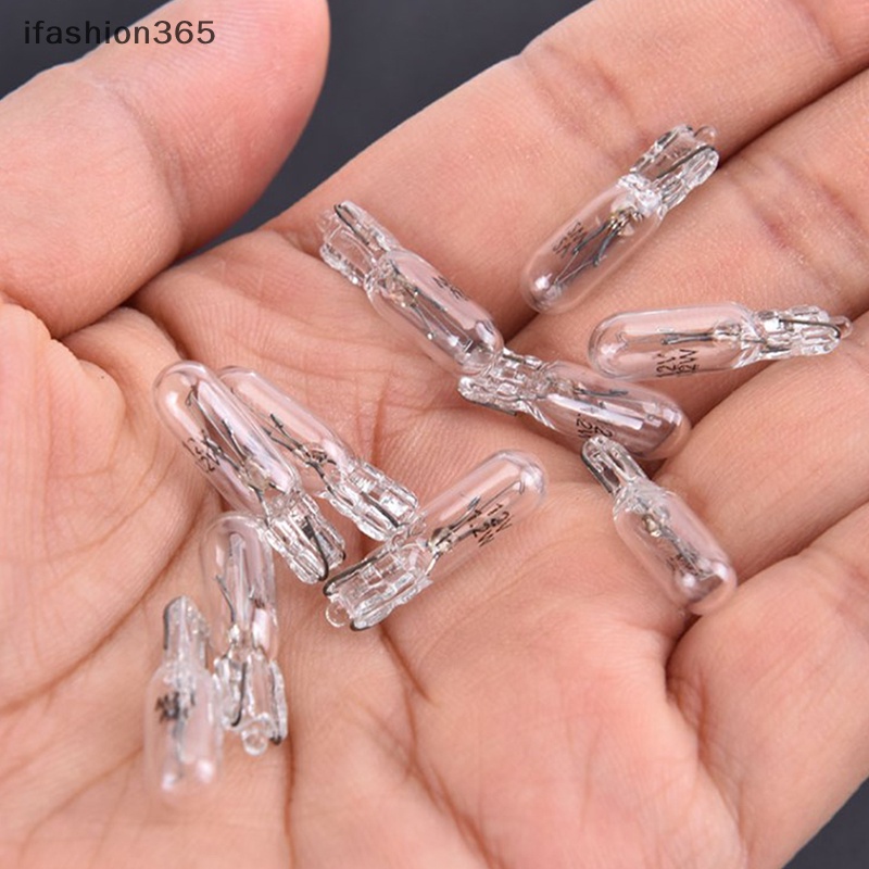 Set 20 Bóng Đèn T5 W2W 12V ifashion365 Cho Bảng Điều Khiển Xe Hơi