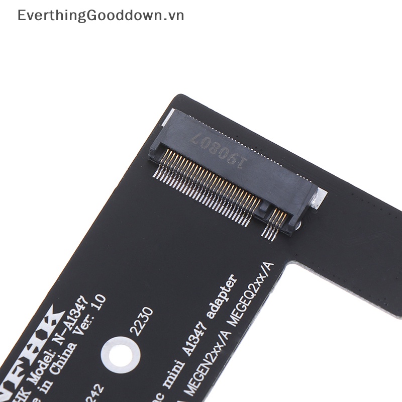 Everthinggooddown PCI-Ex4 M.2 NGFF NVME AHCI SSD adapter Cho 2014macbook mini A1347 vn