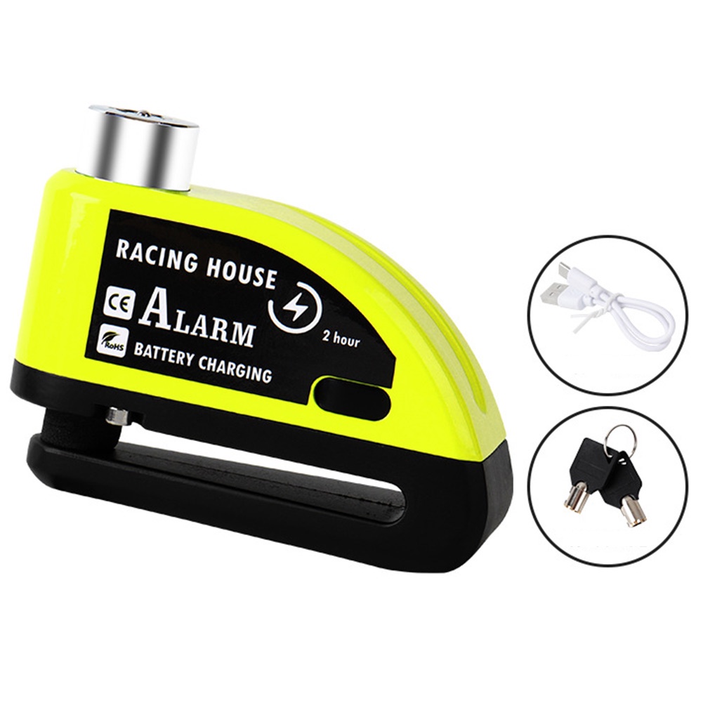 Khóa Phanh Đĩa Bánh Xe Đạp Bằng Hợp Kim Nhôm Kèm Cảnh Báo Rung