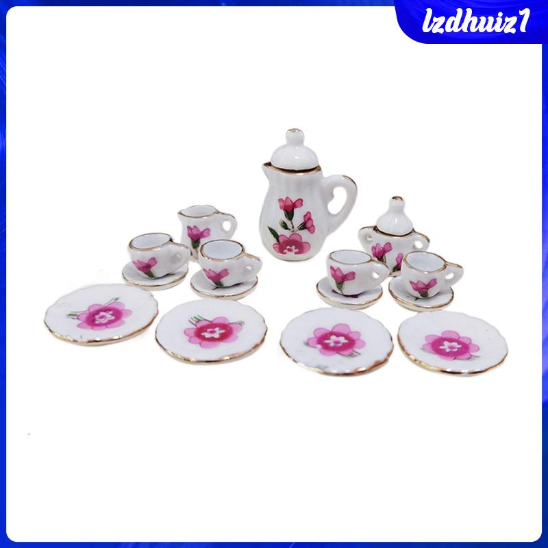 Ly Uống Trà Bằng Sứ Trang Trí Nhà Búp Bê