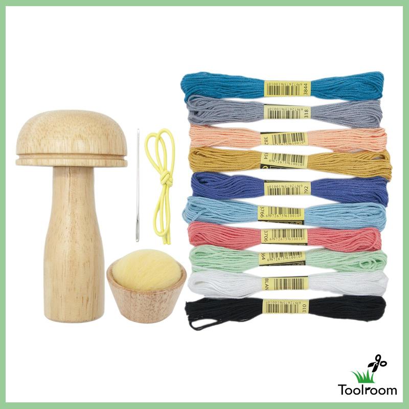 Miếng Vá Bằng Gỗ Hình Nấm Chuyên Dụng Cho May Vá