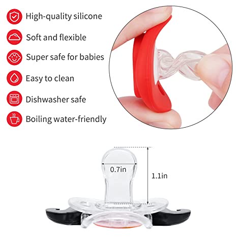 Núm Vú Giả Bằng Silicone Vui Nhộn Cho Bé