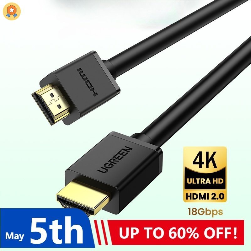 XIAOMI Cáp Chuyển Đổi HDMI Tốc Độ Cao Dài 1m 2m Mạ Vàng 4K 1080P 3D HDMI HYJP2