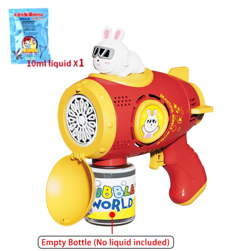 Súng Bắn Bong Bóng Xà Phòng Hình Thỏ Phi Hành Gia Cho Bé