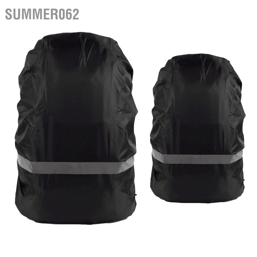 Summer062 Ba lô che mưa có dải phản quang Chống nước chống trầy xước ngoài trời bụi