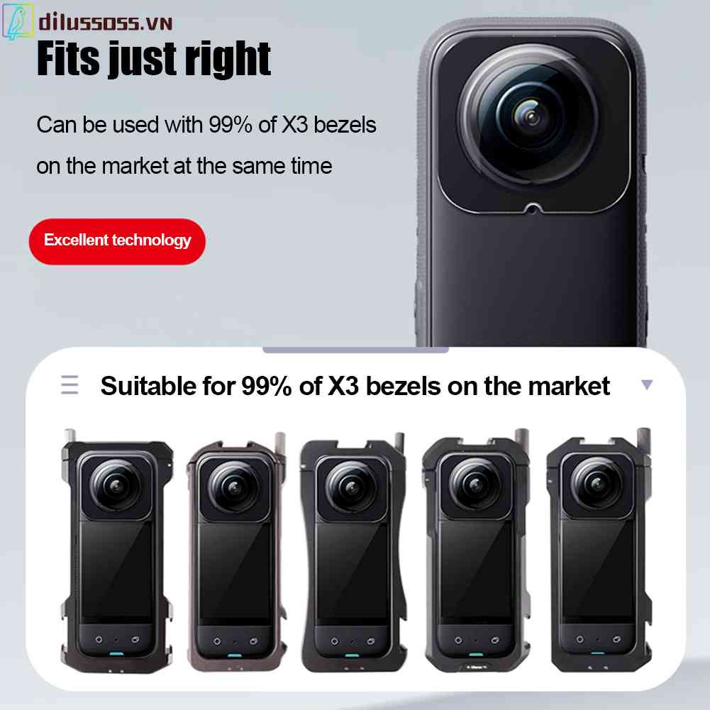 Nắp Bảo Vệ Ống Kính Máy Ảnh Chống Trầy Xước / Thấm Nước Cho Insta360 X3