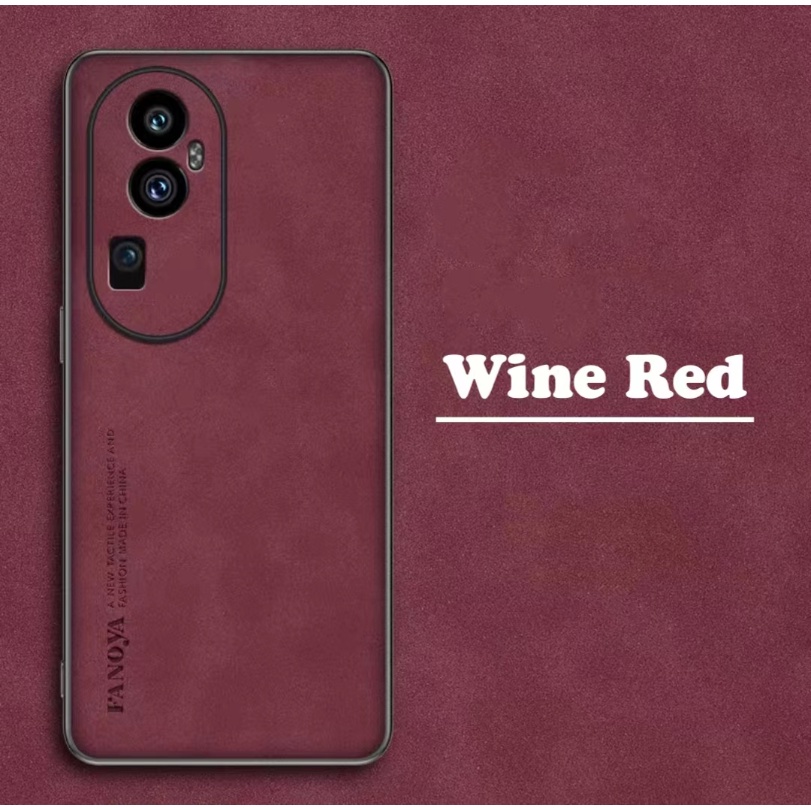 Ốp Điện Thoại Da Cừu Chống Dấu Vân Tay Cho OPPO Reno 8T 9 8 Pro Plus A15 A15S OPPO Reno 10 Pro Plus