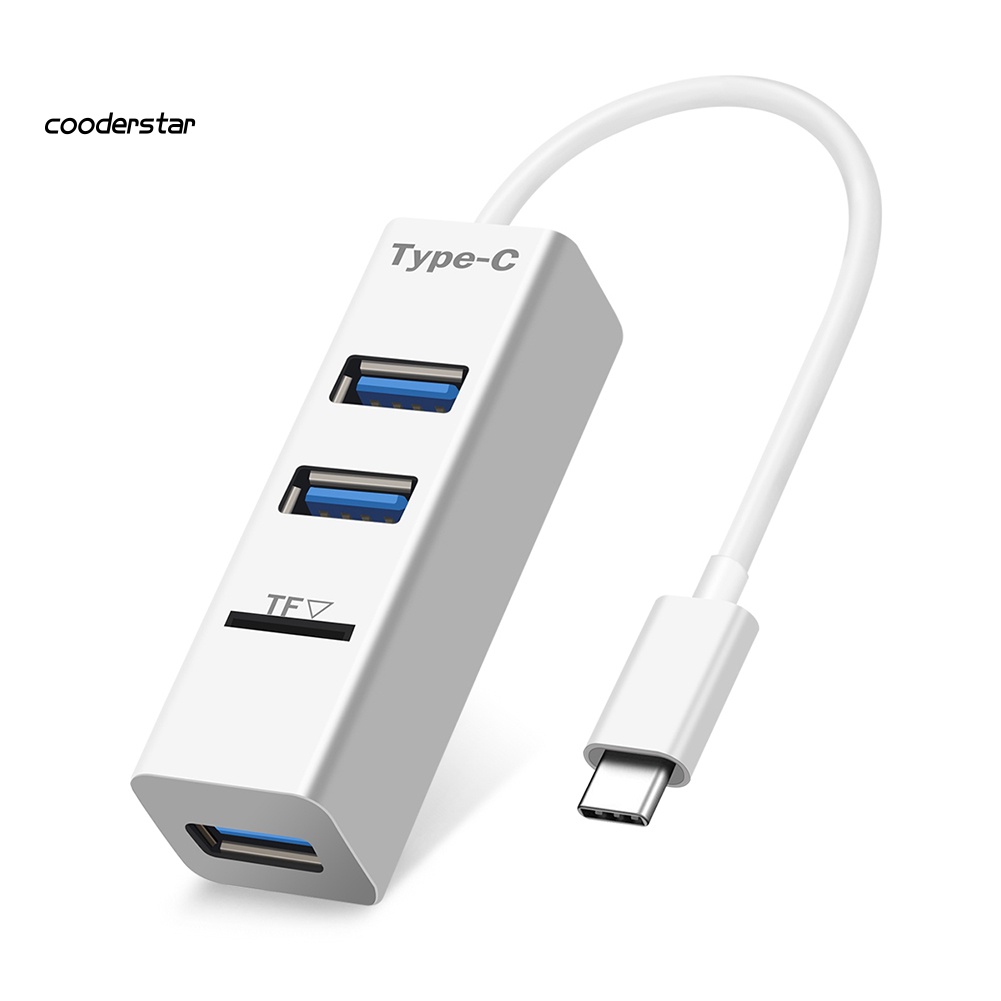 Bộ Chia 3 Cổng USB 2.0 Kèm Đầu Đọc Thẻ TF Cho PC Laptop