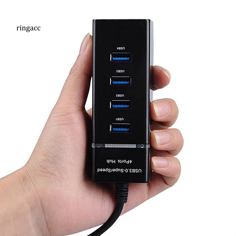 Bộ Chia 4 Cổng USB 3.0 Tốc Độ Cao Cho Máy Tính