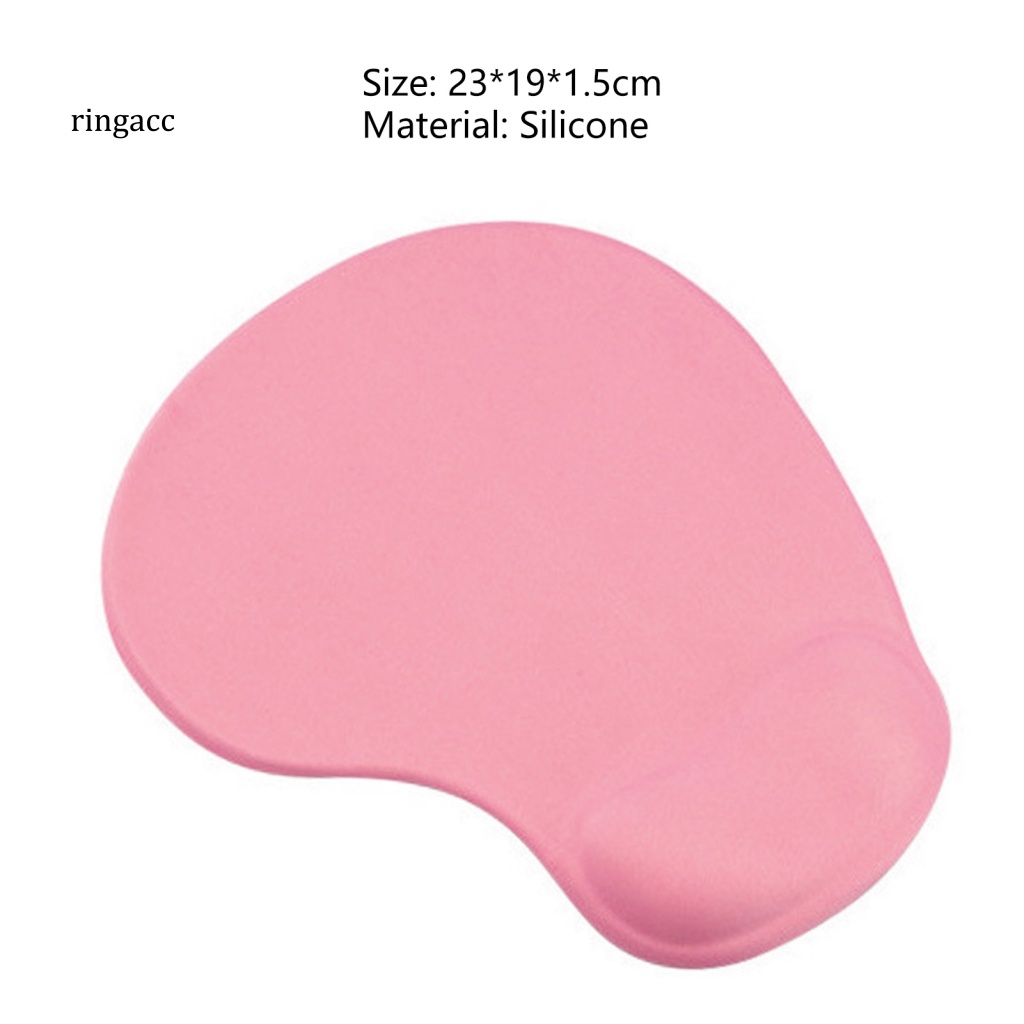 Thảm Lót Chuột RGA Silicone Mềm Thoải Mái Có Dây Đeo Cổ Tay Cho Văn Phòng