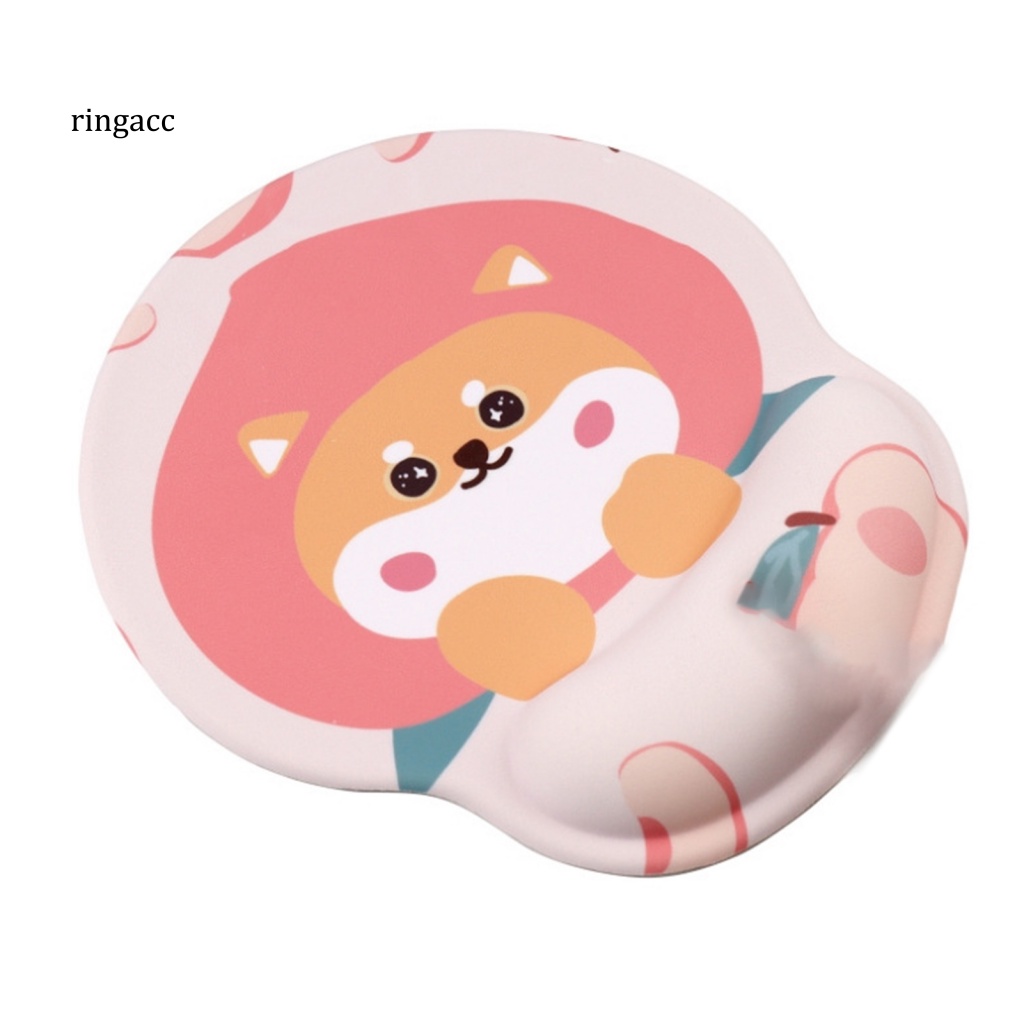 Tấm Lót Chuột RGA Siêu Mềm Chống Trượt In Họa Tiết Chó Đào Dễ Thương Tiện Dụng Cho Gia Đình / Văn Phòng