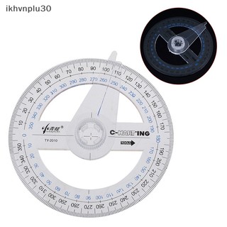 Thước đo góc con trỏ 360 độ bằng nhựa đường kính di động 10cm