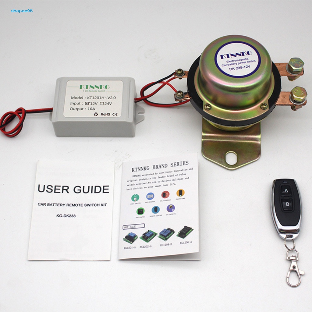 Công Tắc Ngắt Kết Nối Pin Điều Khiển Từ Xa Cho Xe Hơi / Xe Tải