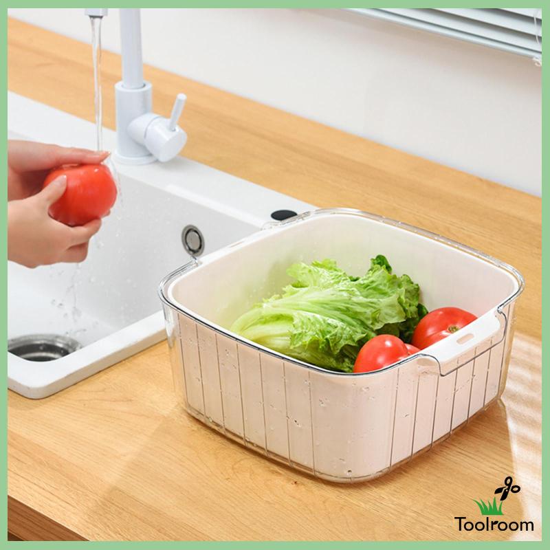 Bộ 3 Dụng Cụ Lọc Hai Lớp Màu Trắng Giúp Tiết Kiệm Không Gian Nhà Bếp
