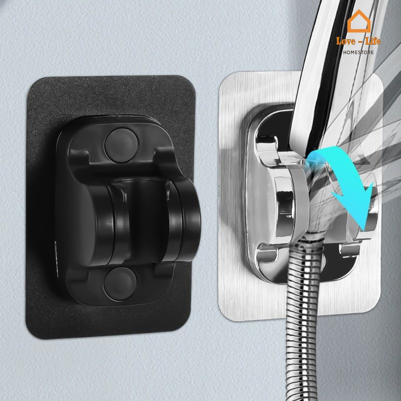 Giá Đỡ Đầu Vòi Hoa Sen Gắn Tường Không Cần Đục Lỗ Chống Nước Thông Dụng Có Thể Điều Chỉnh Được