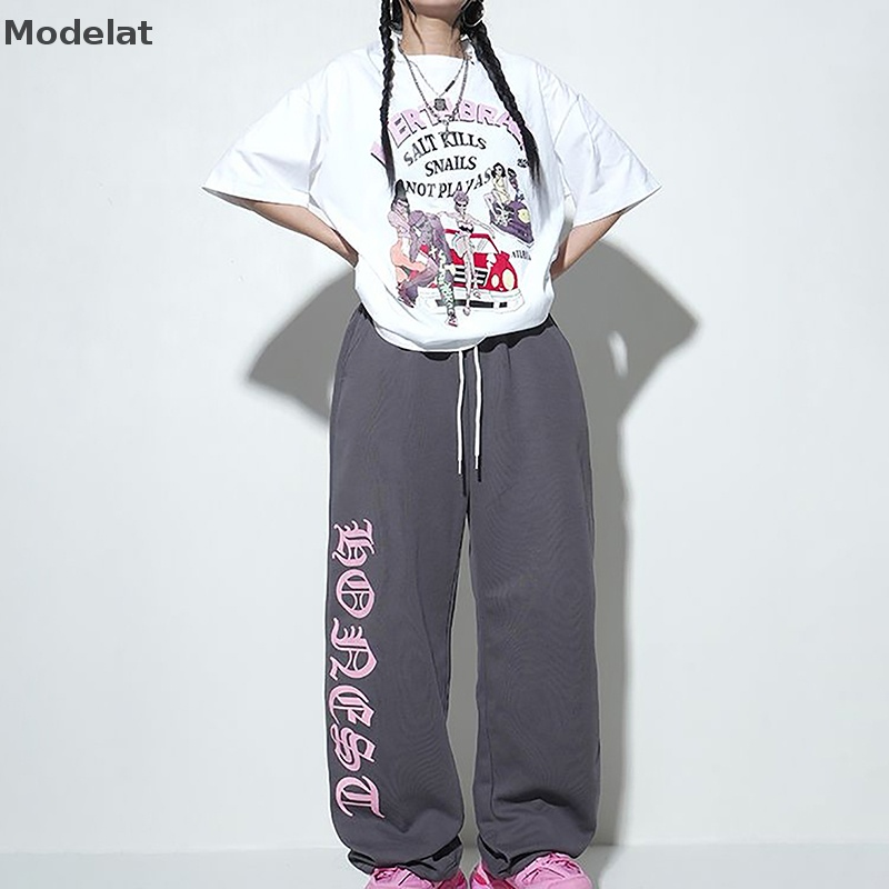 Quần Jogger MFC Dáng Rộng Ống Thẳng Phong Cách Thể Thao Đường Phố Hàn Quốc