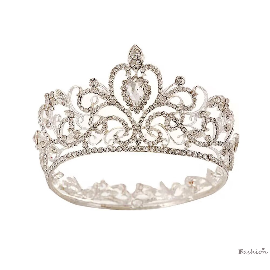 Vương Miện Cài Tóc Đính Đá Lấp Lánh