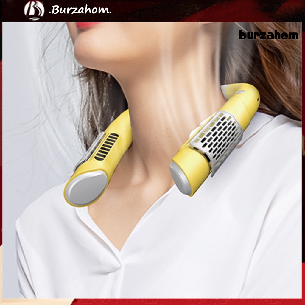 Quạt Điện Làm Mát Đeo Cổ Không Cánh Rảnh Tay Có Thể Sạc Lại Cho Văn Phòng