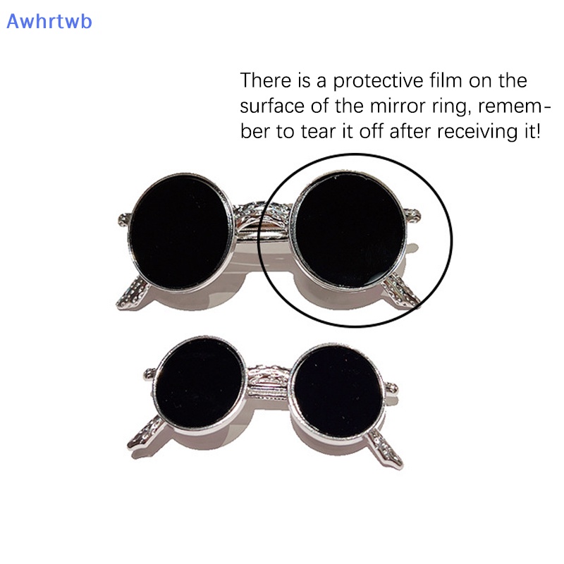 Kẹp Tóc Hình Mắt Kính Bằng Kim Loại Sáng Tạo Cho Nữ Mới