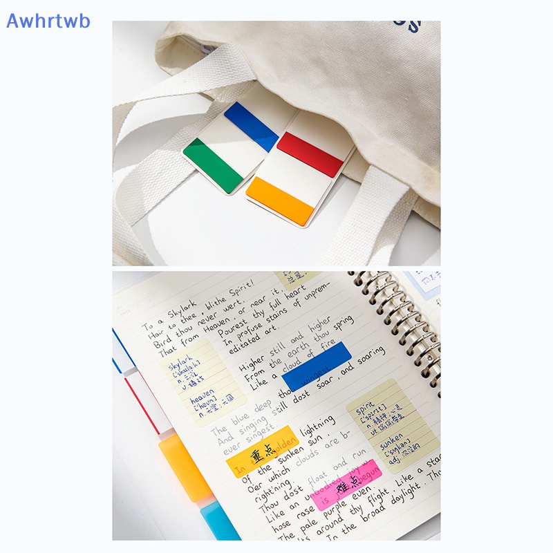 Set 50 Tờ Giấy Dán Đánh Dấu Sách Hình Lá Cờ Có Thể Viết Lên Sách Mới