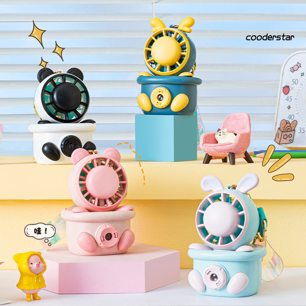 1 Bộ Quạt Cầm Tay Không Dây USB Trong Suốt Tự Nhiên Giúp Tập Trung Và An Toàn