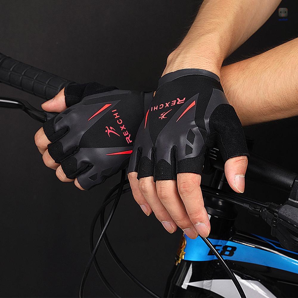 Găng Tay Hở Ngón Chống Trượt Tiện Dụng Khi Đạp Xe