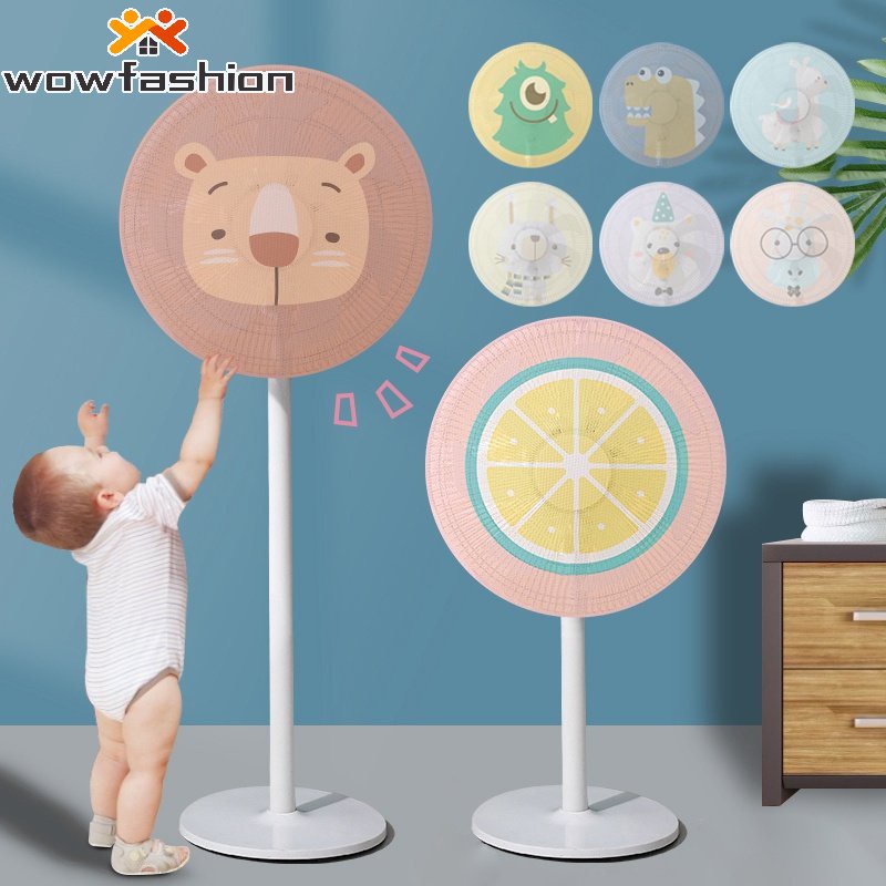 Vỏ Bọc Quạt Chống Bụi In Hoạt Hình Dễ Thương Cho Bé
