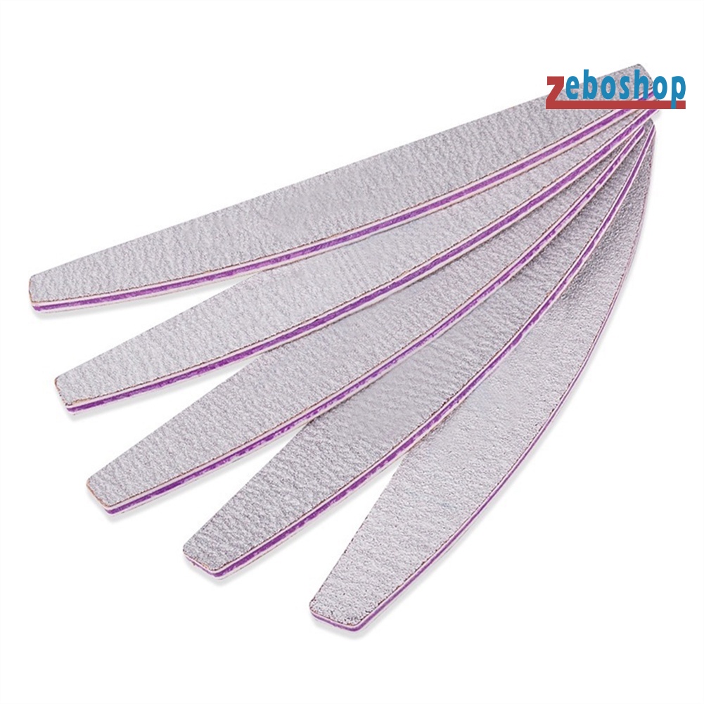 Bộ 5 Cây Dũa Móng Tay 100 / 180 Độ