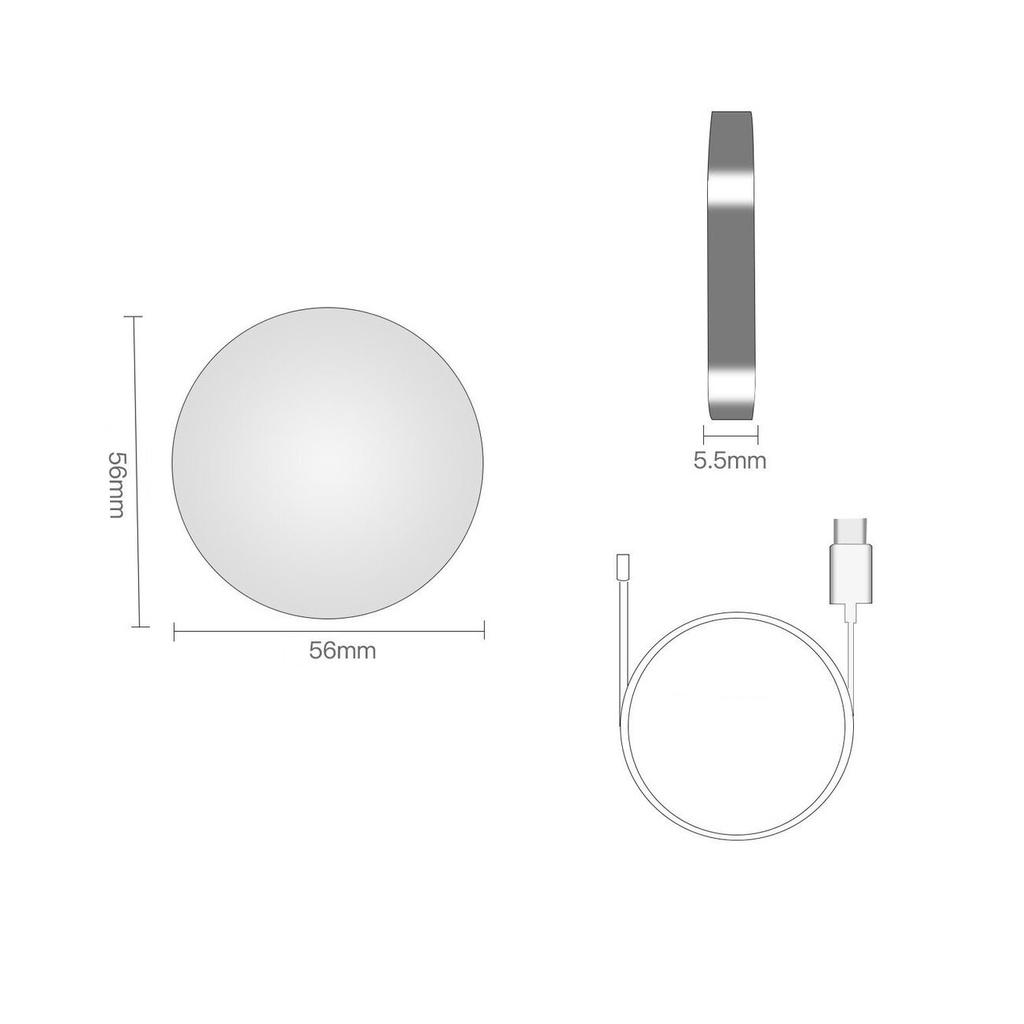 Đế Sạc Không Dây Có Nam Châm Hít 20W Cho IOS